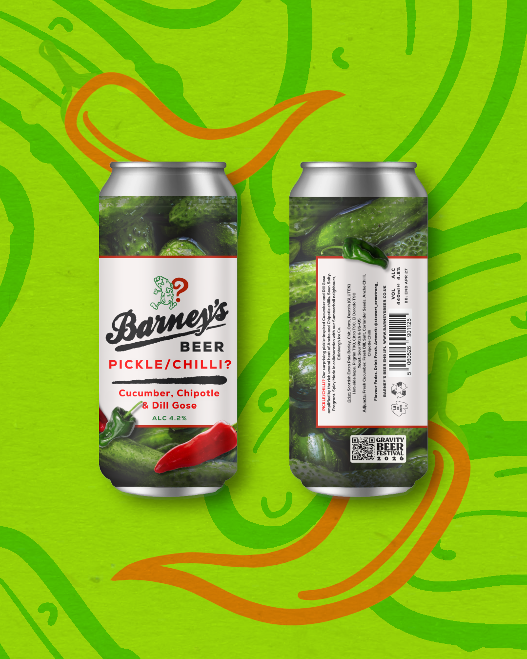 PICKLE/CHILLI? - Cucumber, Chipotle & Dill Gose