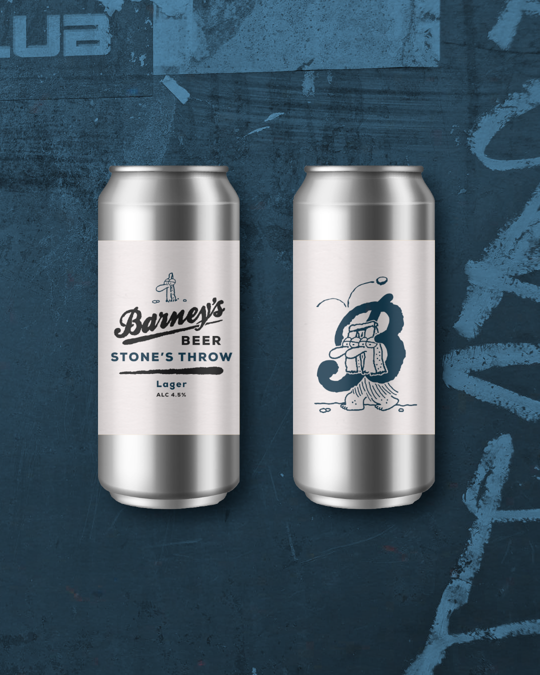 STONE'S THROW Lager – Barney's Beer